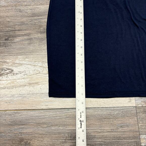 Vintage Pink Panther Navy Blue Women‎ L Handmade Embroidered Applique T-Shirt - Picture 5 of 6